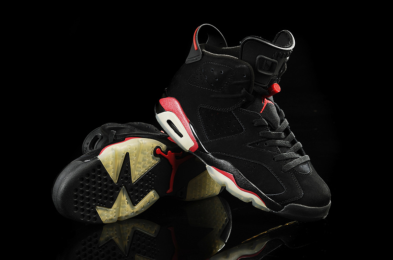 Air Jordan 6 Mens Shoes Aa Black/Red Online